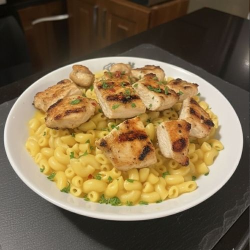 Mac Cheese Makarna Tavuklu