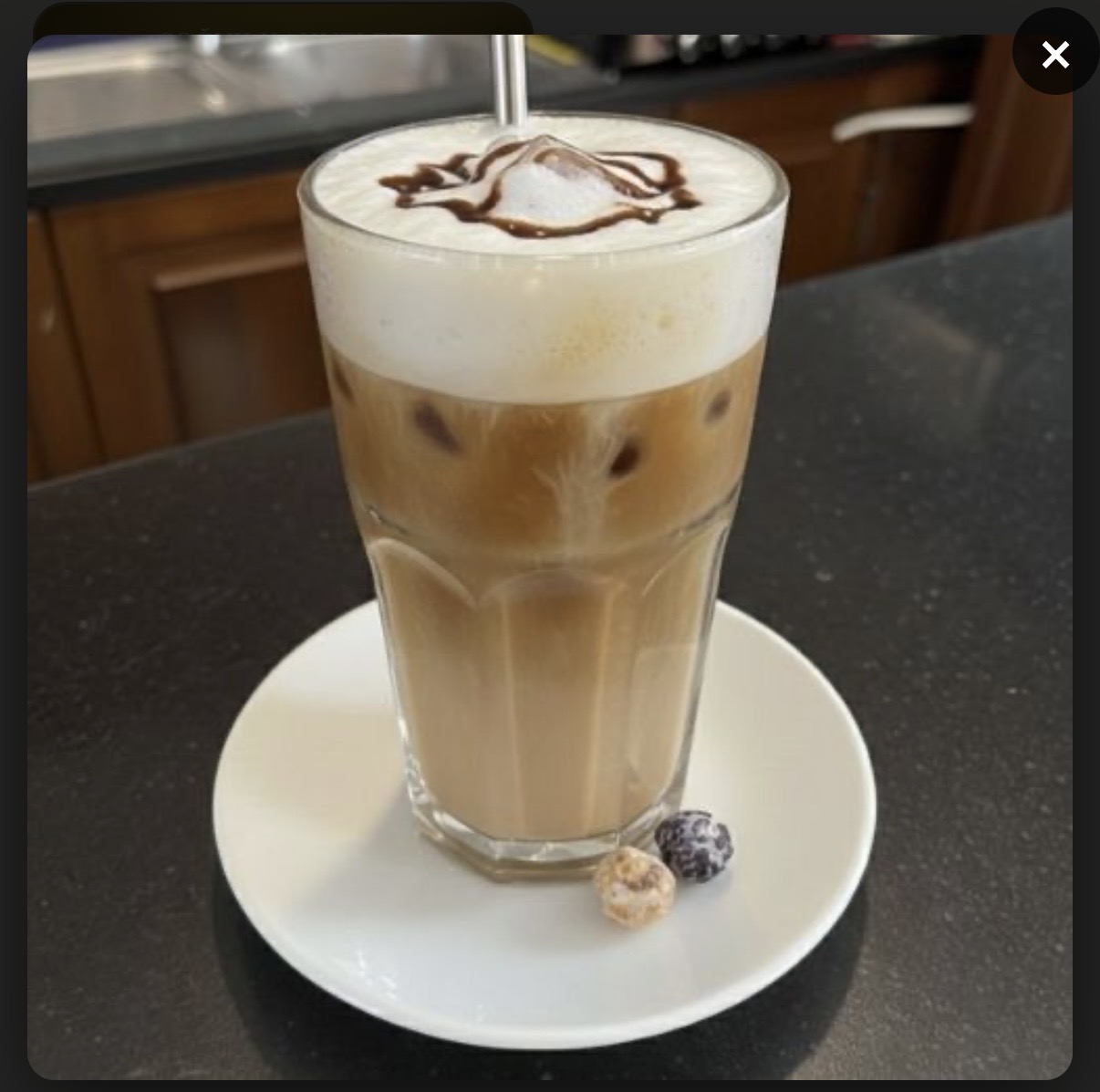 Ice latte fındıklı
